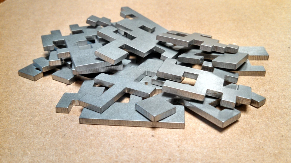 Laser Cut Solid Stainless Steel Puzzle - Image 2 of 4