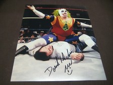 DOINK THE CLOWN (RAY APOLLO) AUTOGRAPHED SIGNED 8X10 PHOTO W/ COA FREE SHIPPING!