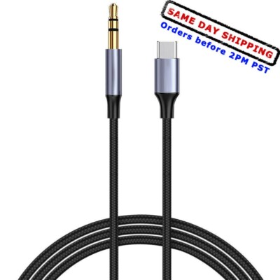Type-C to 3.5mm Audio Aux Jack Cable With DAC Chip f Samsung Galaxy S20 FE 5G