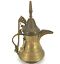 miniature 1 - Vintage Brass Middle Eastern Dallah, Turkish Coffee Pot 7&#034; tall good condition 
