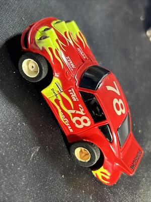 Tyco Porsche Carrera Slot Car Near Mint Rare color combination Runs strong