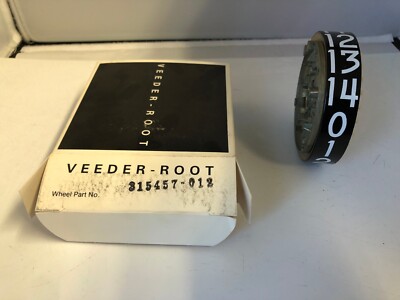 VEEDER ROOT 315457-012 MECHANISCHES COMPUTER-/GASPUMPENRAD, HINTEN L/H BARGELD 