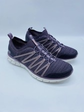 skechers stretch knit bungee slip on glider tuneful