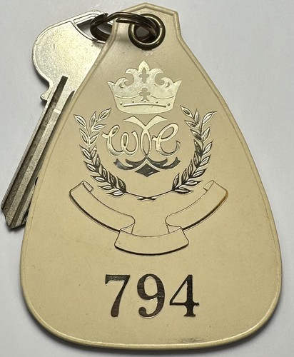Vintage 1960s WESTGATE EXECUTIVE Hotel Room Key & Fob #794 San Diego California - Picture 2 of 3