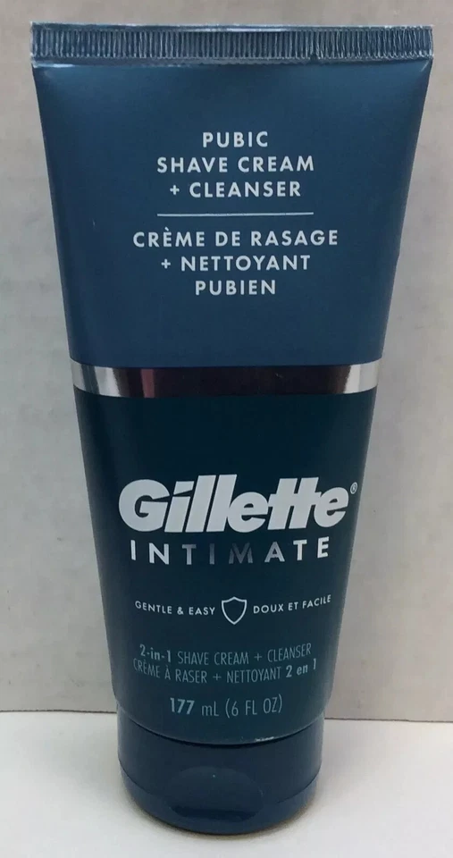 Gillette Intimate Pubic Shave Cream + Cleanser, 6FL OZ, Lot of 3, Free Shipping - Image 3 of 3