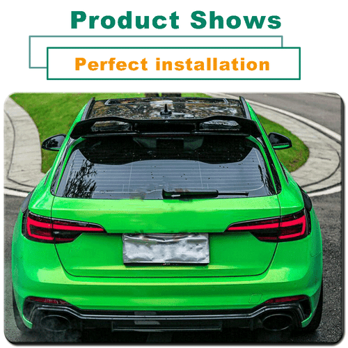 Alerón de tablero de carbono DRY alerón labio de ala se adapta a Audi RS4 B9 Avant 2020-21 - Imagen 4 de 11
