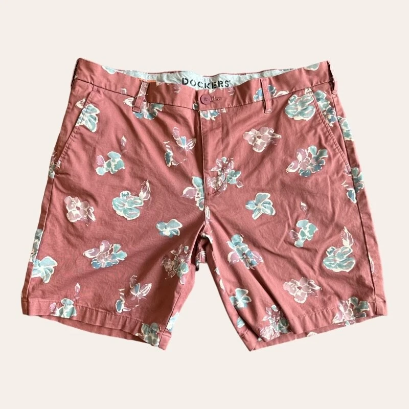 Short Dockers By Levi’s homme Supreme Flex Ultimate Hawaiian taille 38 #0233ED