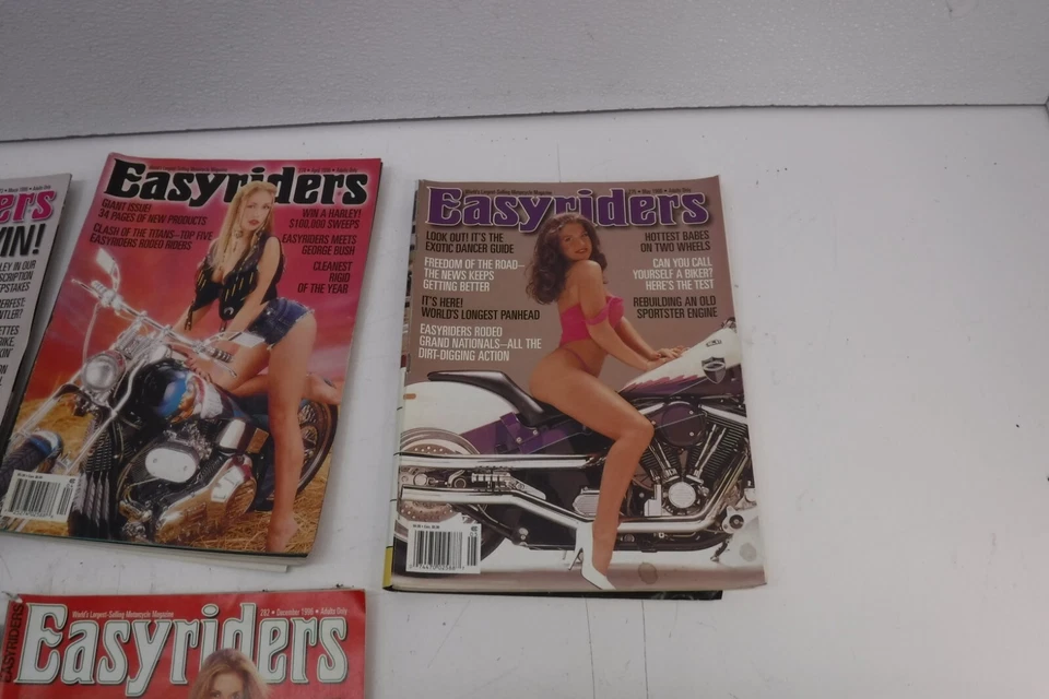 Lot of 9 vintage easy rider magazines 1996 with 25th edition Foto 4 de 4