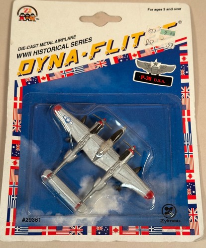 Dyna-Flite Sikorsky P-38, argento. Modellino aereo in metallo pressofuso, sigillato - Foto 1 di 2