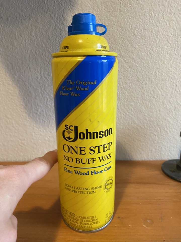 SC Johnson One Step No Buff Wax Fine Wood Floor Care 22oz, 1/3 Full eBay