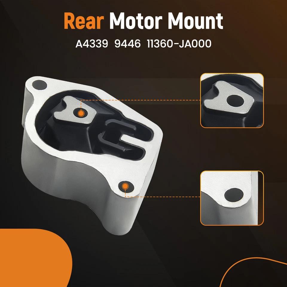 For Nissan Altima 2.5L 2007-2018 Auto Trans Engine Motor & Trans Mount Set 4PCS Foto 3 de 4