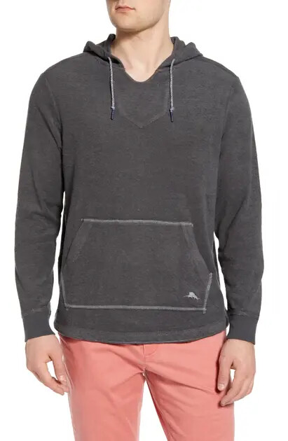 Толстовка Tommy Bahama мужская Dana Point Terry с капюшоном Fog Grey M.