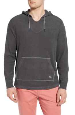 Tommy Bahama Men's Dana Point Terry Hoodie Fog Grey M.