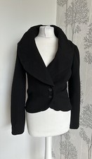 Jill Stuart Size Small Wool Black Jacket Blazer Smart