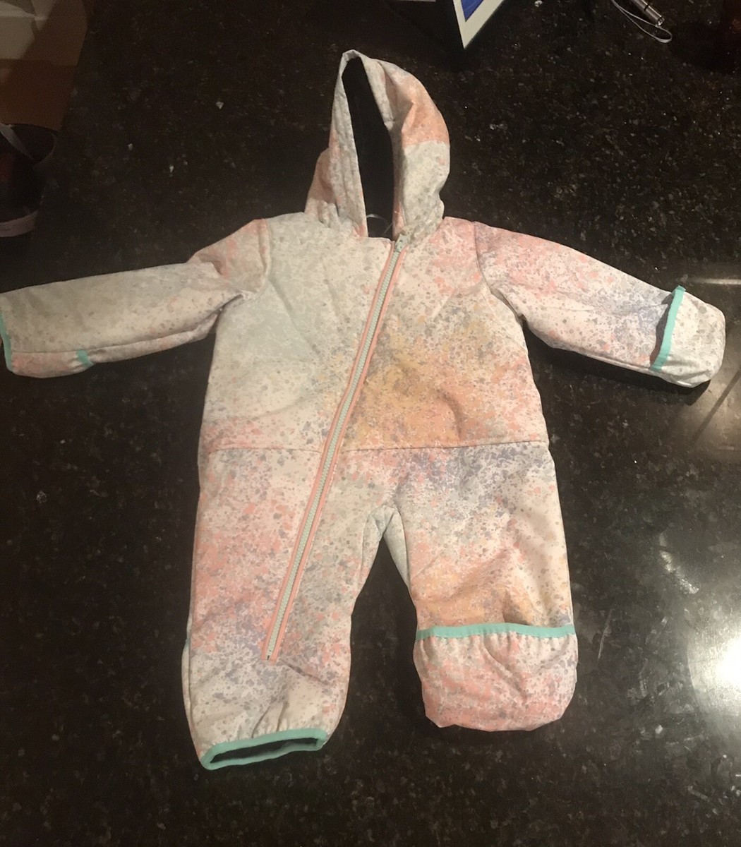 Roxy Girl Rose Insulated Snow Suit Toddler 3-6M NWT Australia