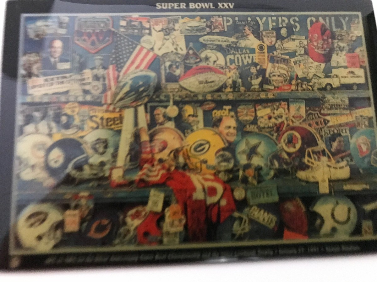 Vintage NFL Super Bowl XXV Lapel pin 1991 Limited Edition By Peter