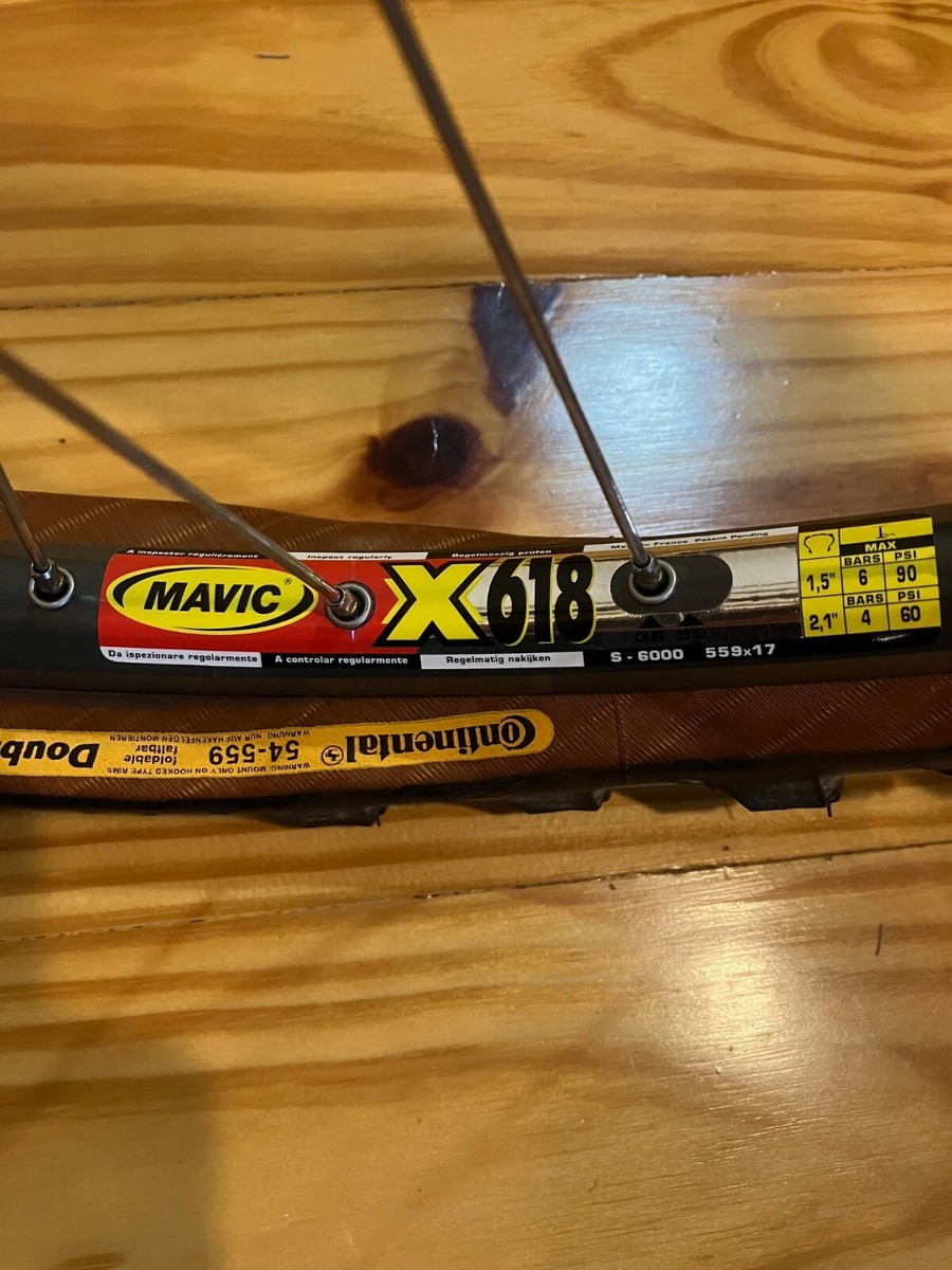 Mint Vintage MAVIC x618 Complete Wheel Set with Shimano XT