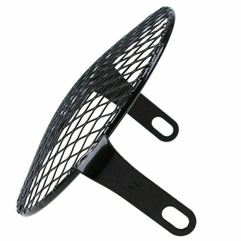 Protector de rejilla de malla de faros de motocicleta de 6,5" para Bobber Café Racer Foto 3 de 4