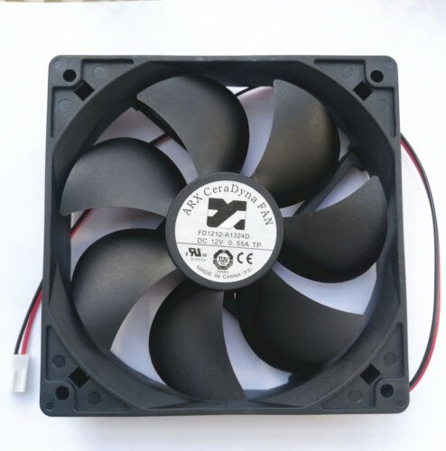 ARX FD1212-A1324D DC 12V 0.55A 12CM 12025 2-pin Power Mute Fan - Picture 4 of 5