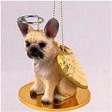 Small Angel FRENCH BULLDOG FAWN Dog Breed Angel Christmas Ornament