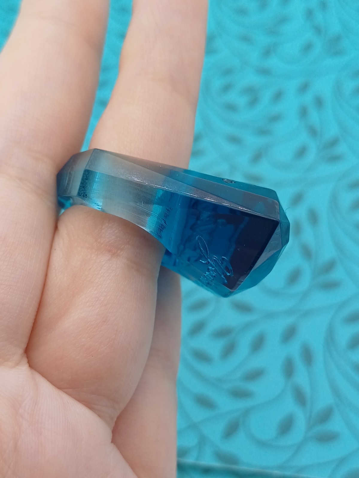 Ted Backer Stunning Statement Colourful Teal Acry… - image 7