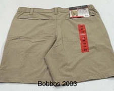 Weatherproof Vintage Men's Performance Series Tech Shorts, Tan, Size 34
