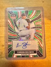2026 Panini Stars & Stripes Prizm - 18u National Team Signatures Carson Bolemon