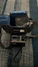 Polaroid Sun 600 LMS Instant Film Camera with Case Strap UNTESTED