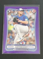 TREY YESAVAGE 2026 BOWMAN RC PURPLE/250 #41 TORONTO BLUE JAYS