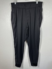 North Face Pants Womens Large Black Joggers Athletic Regular Fit Stretch Pockets