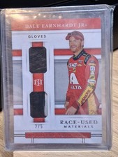 2020 Panini Dale Earnhardt Jr. Raced Used Gloves Card Low#2/5