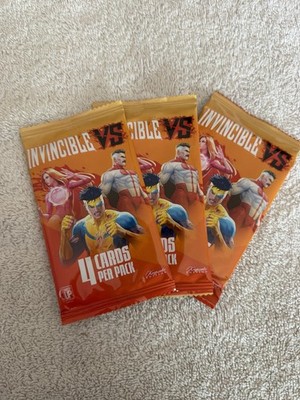 3 Packs Invincible VS Collector's Edition [Amazon Exclusive] Keepsake Cards- NEW