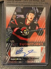 2024-25 Synergy Sygnatures Red Backcheck #SBC Brady Tkachuk/49