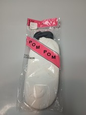 vintage pom pom socks White And Black Size 6- 8 1/2.