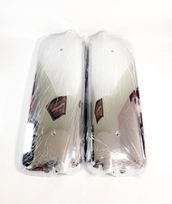 Chrome Plastic Truck Style Tow Mirror Covers Combo Pair Universal New - C4 Chrome Plastic Truck Style Tow Mirror Covers Combo Pair Universal New - C4