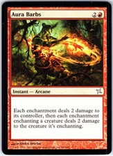 Aura Barbs 94 U Betrayers of Kamigawa Magic the Gathering MTG LP
