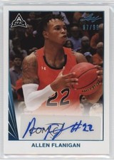 2021-22 Leaf Memories 1990 Base Auto Platinum /99 Allen Flanigan #BA-AF1 Auto
