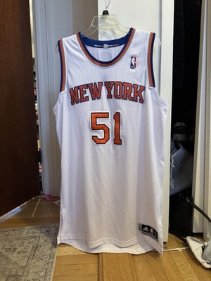 RARE Adidas Authentic 2013 14 NY Knicks #51 Metta World Peace SIGNED Jersey