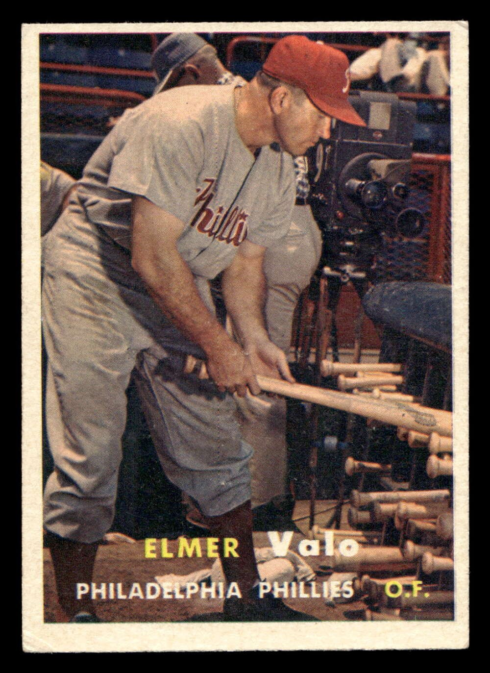 1957 Topps #54 Elmer Valo VG-EX Phillies  ID:453297