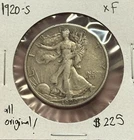 1920-S Walking Liberty Half Dollar XF ~Strong Coin, Tough Date~