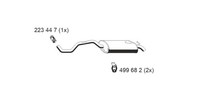 Ernst EndschalldäMpfer NachschalldäMpfer 640220 FüR Seat Ibiza 6K1 2 16V SDI TDI