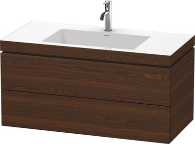 Duravit L-Cube 2-Drawer Vanity Kit Walnut - Slight Wear