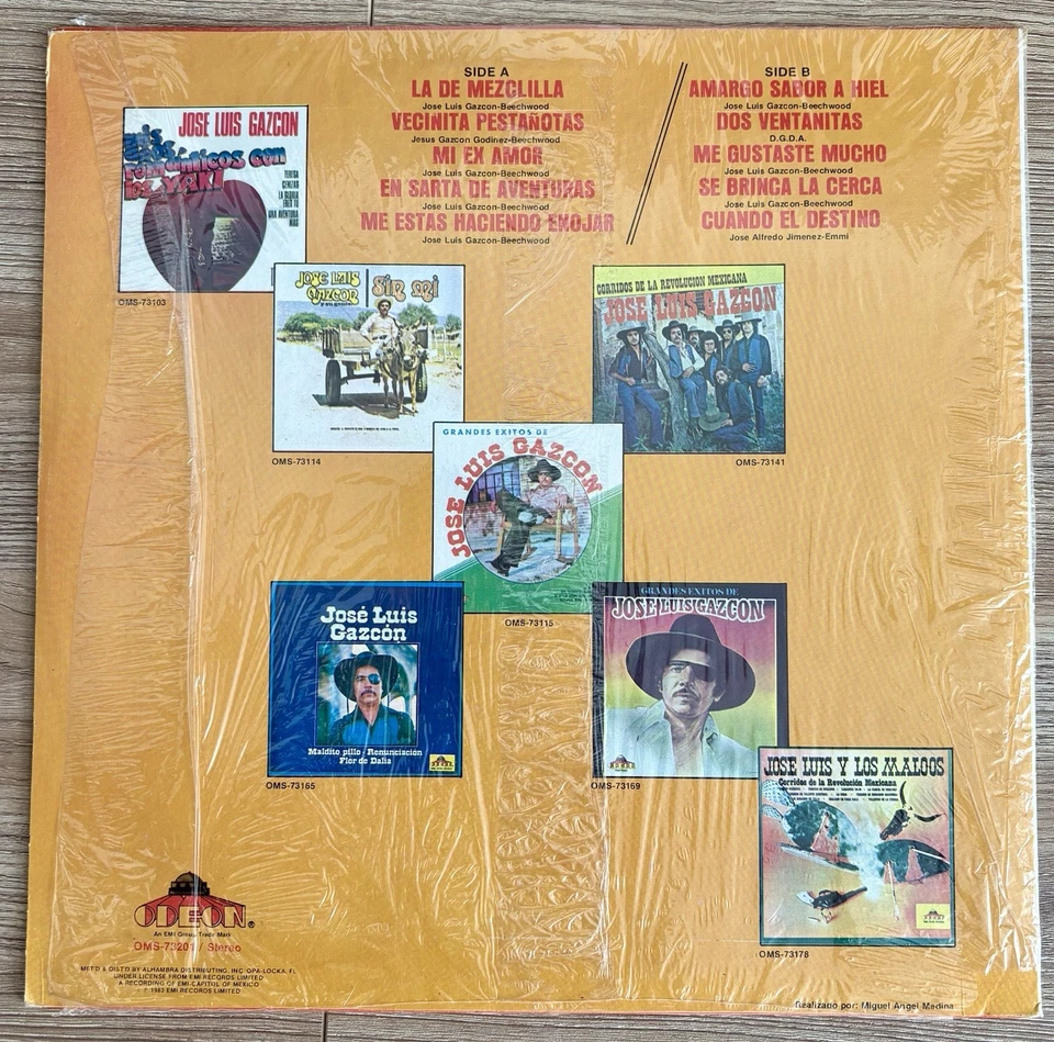 Jose Luis Gazcon y Su Banda Huichol - 1982 EMI Rare Vinyl LP Ultrasonic Cleaned - Image 4 of 4