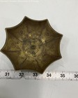 India Brass Floral Engraved Trinket Dish Vintage Patina Home Decor 5 Inch — photo 1