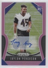 2019 Panini Prizm Rookies Pink Prizm Auto Jaylon Ferguson #379 Auto 0a6