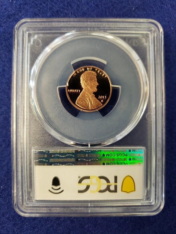 2013 S Lincoln Shield Penny PCGS PR69RD DCAM Proof ~ L👀K SHIPS FREE - Image 2 of 2