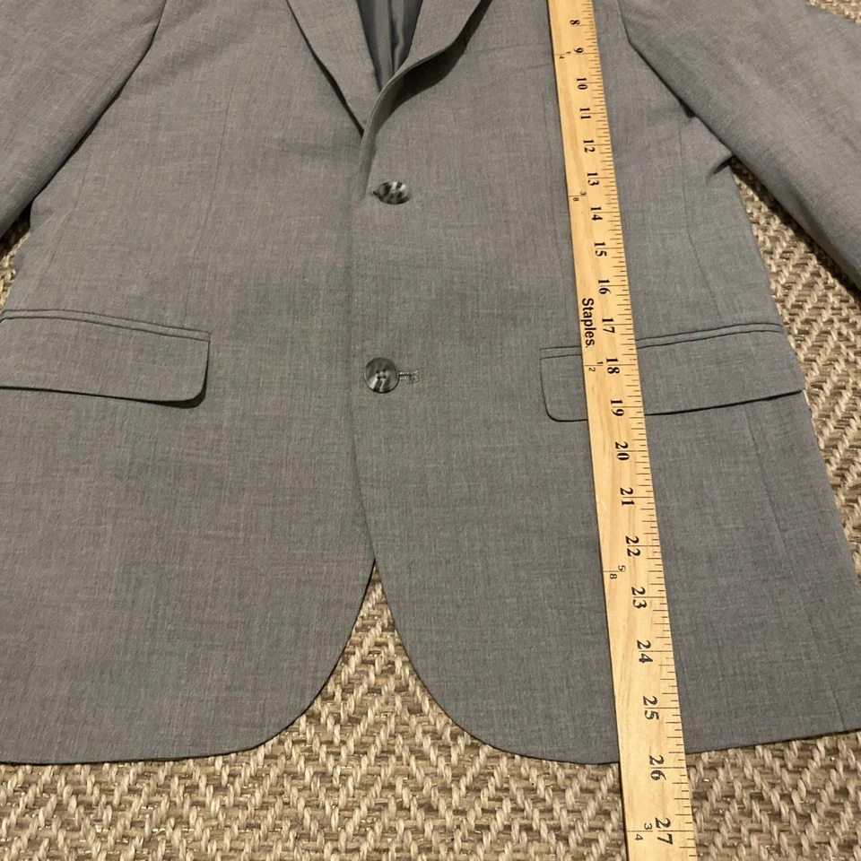 Jos A. Traje gris niño Bank 1905 - Abrigo y pantalón talla: 16 juvenil Foto 4 de 4