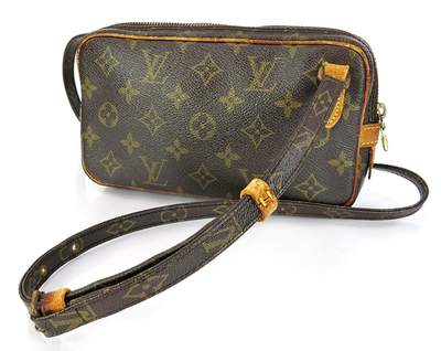 Auth LOUIS VUITTON Marly Bandouliere Monogram Crossbody Shoulder