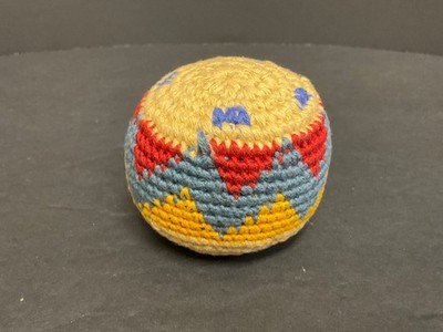 Vintage Woven Rainbow Hacky Sack Hackysack Footbag 90s/2000s Unbranded 