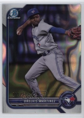 2022 Bowman Chrome Prospects Lava Refractor /399 Orelvis Martinez #BCP-104 0e23